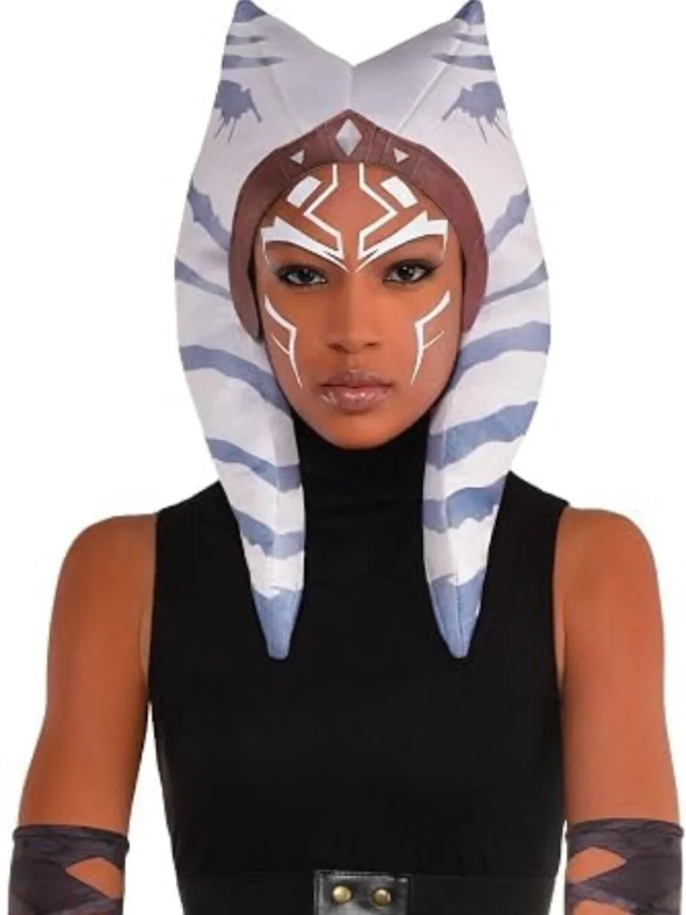 Star wars Ahsoka Costume-  Headpiece and Arm sleeves only
